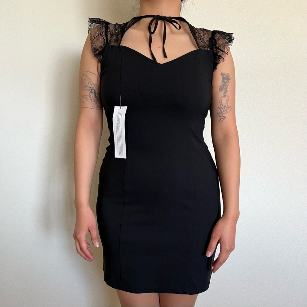 Topshop Lace Mini Dress